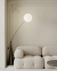 WOMO Lampadaire balancier boule de verre-WM7129