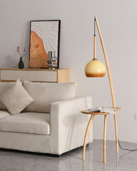 Suspension WOMO en bois avec tablette WM7130