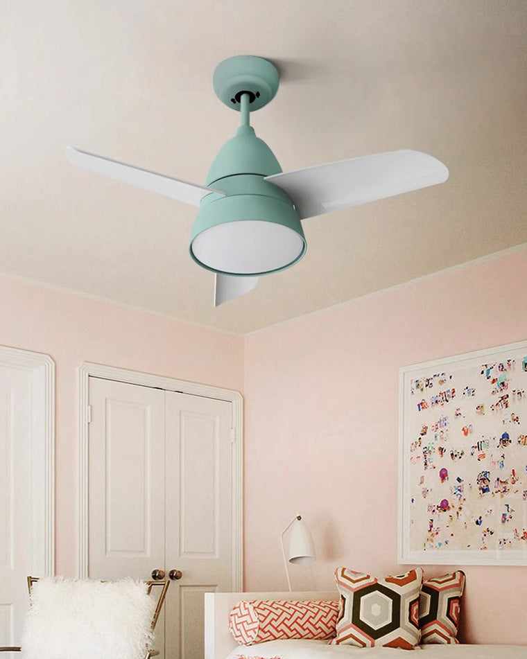 WOMO 3-Blatt-Deckenventilator mit konischer Form und Lampe - WM5099