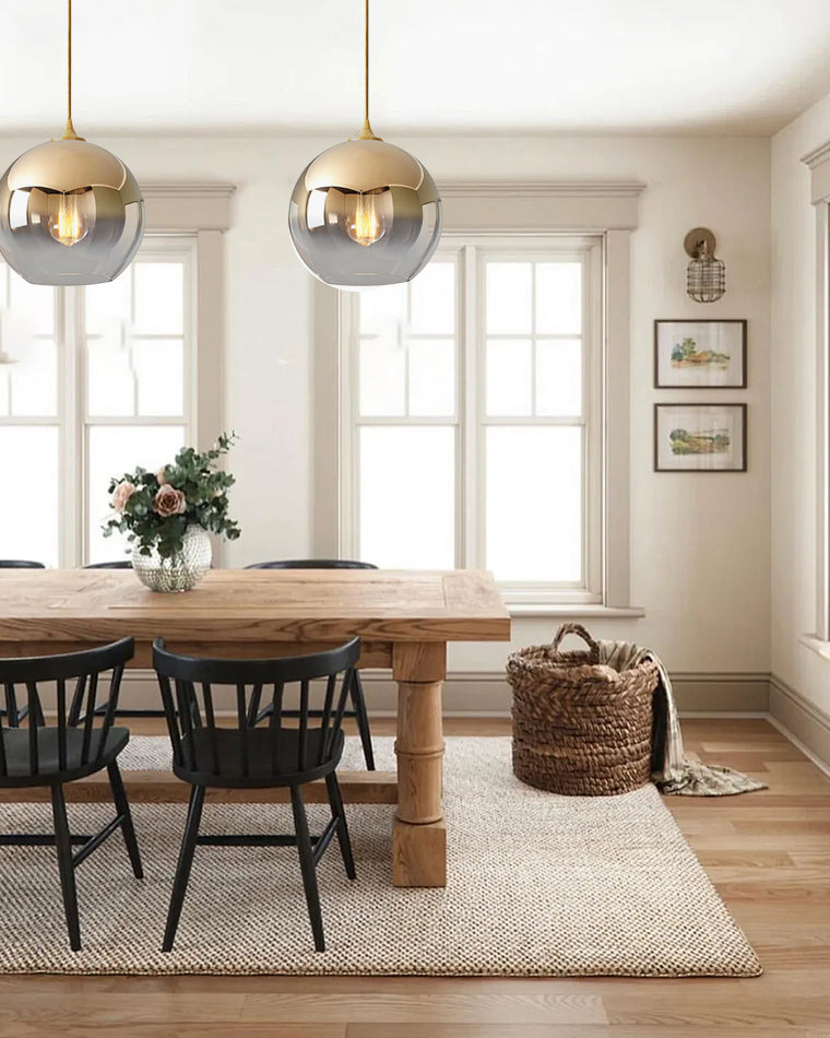 Suspension WOMO avec boule en verre coloré WM2500