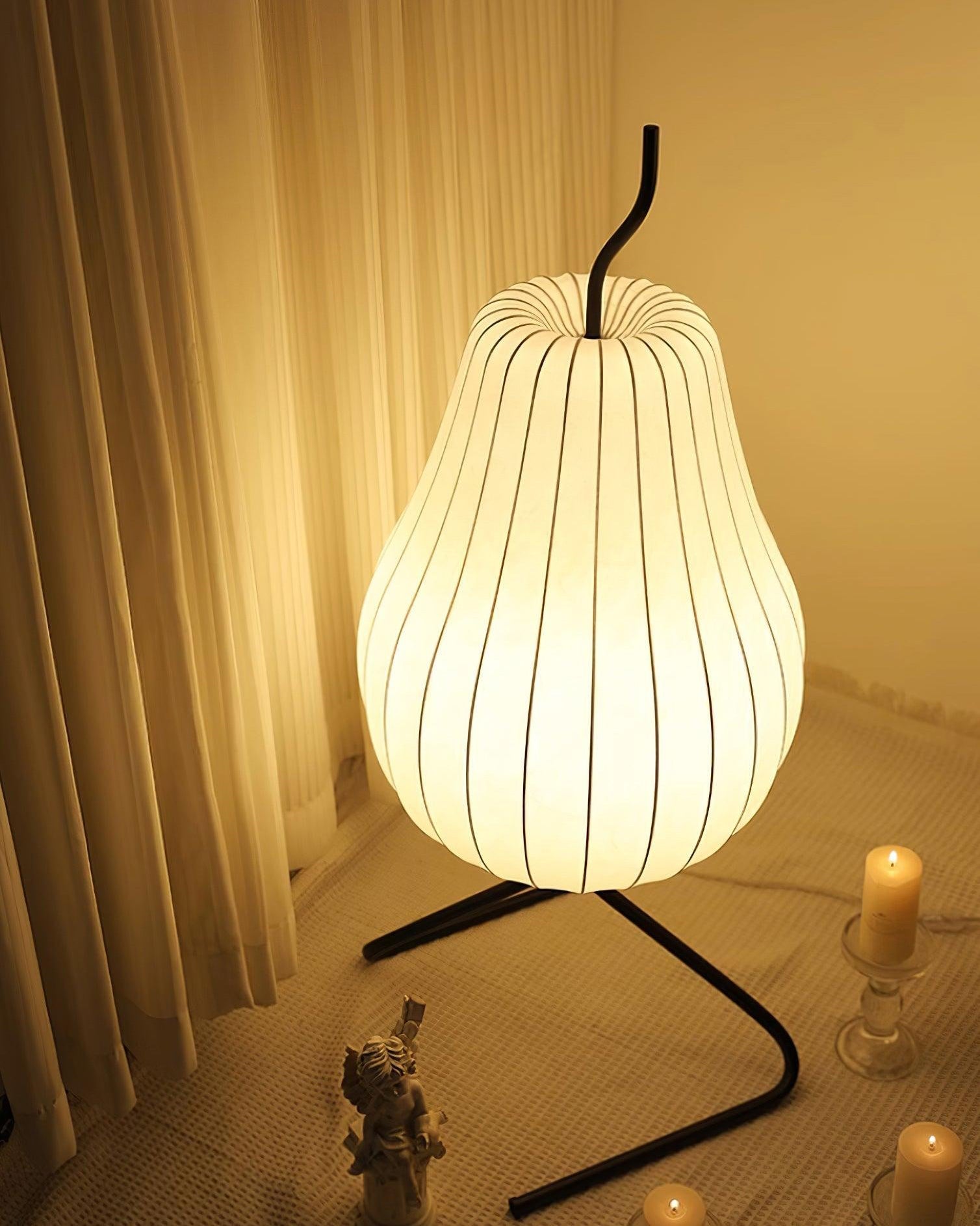 WOMO Birnenlaterne Seiden-Stehlampe-WM7126