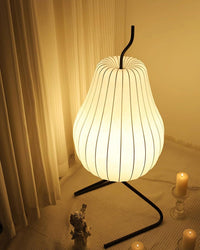 WOMO Lampe à poser en soie forme poire -WM7126