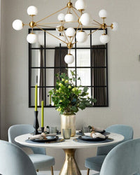 WOMO Sputnik Kronleuchter Wohnzimmer Modern Glas-WM2704