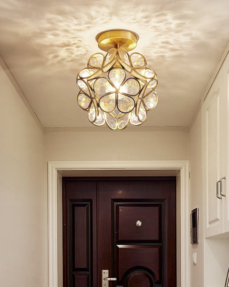 WOMO Tiffany Ceiling Lamp Floral-WM1128