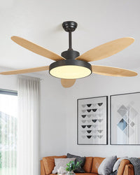 WOMO 5-Blade Modern Ceiling Fan Lamp-WM5131
