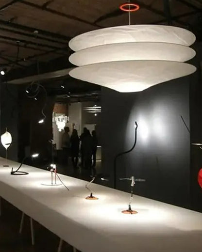 WOMO Tiered Cone Rice Paper Pendant Light-WM2775