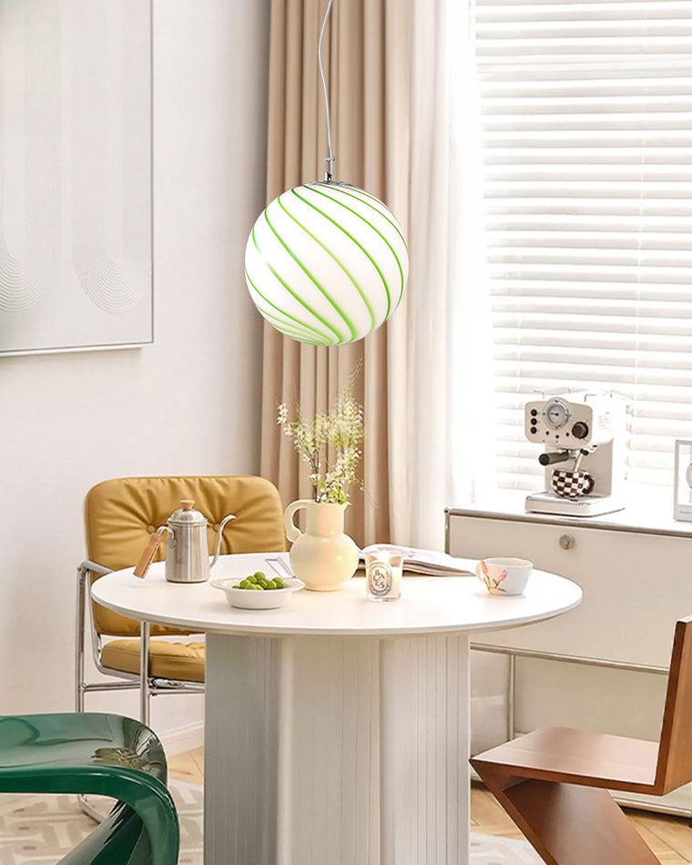 WOMO Swirl – Suspension à globe en verre – WM2613