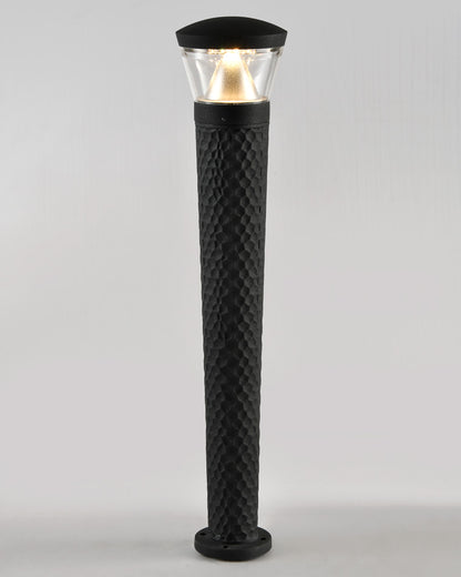 WOMO Black Pathway Bollard Light-WM9110