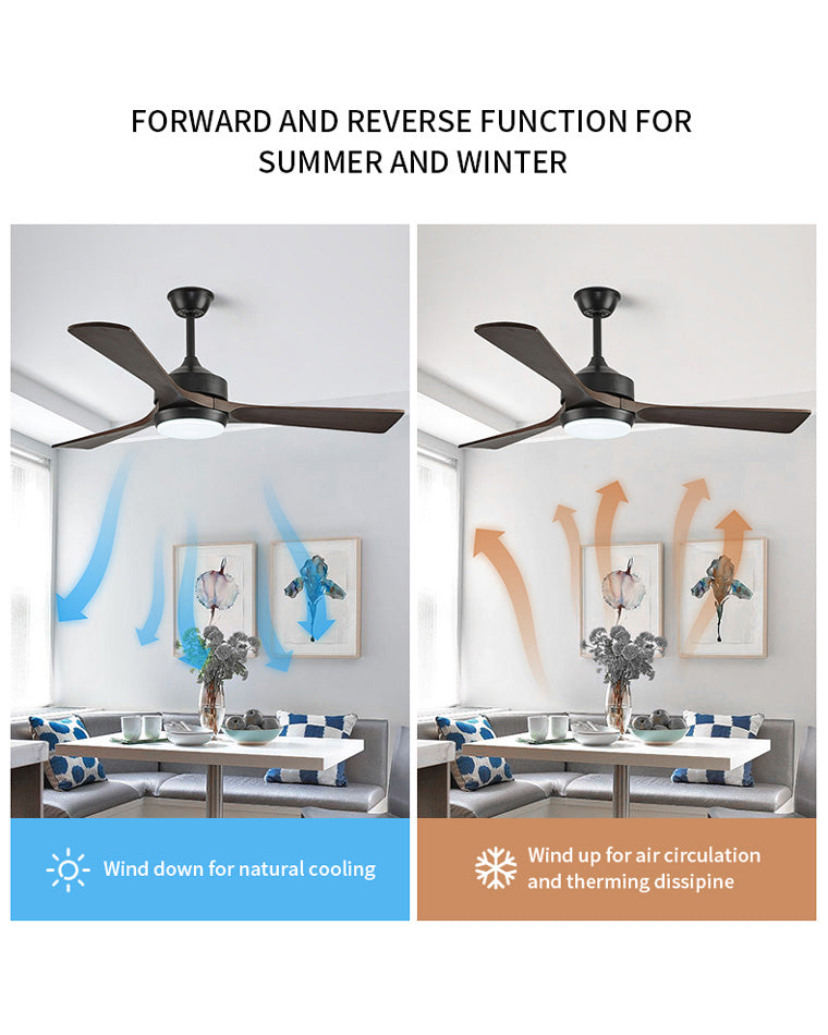 WOMO Modern Farmhouse Deckenventilator Lampe-WM5048