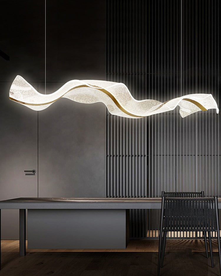 WOMO Länglicher LED Esszimmer Kronleuchter Modern-WM2596