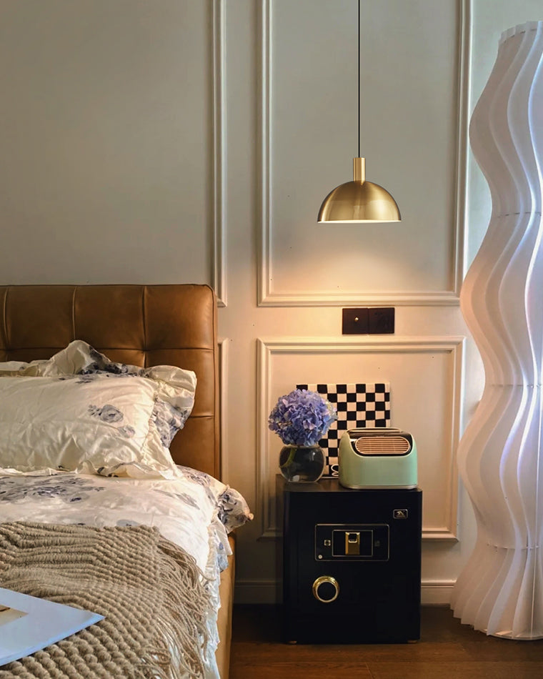 WOMO Dome Brass Pendant Light-WM2746
