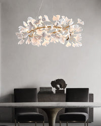 WOMO Design Chandelier White Gold Porcelain-WM2416