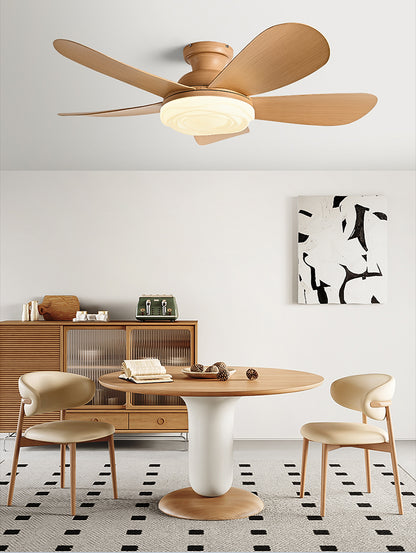 WOMO 52 inch Low Profile Ceiling Fan with Bright Light - WM5165