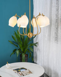Lustre WOMO Mid-Century Modern en céramique et bras - WM2121