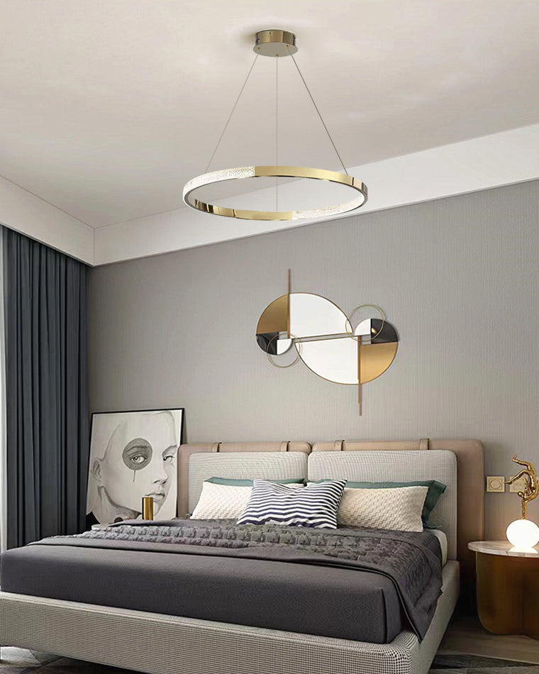 WOMO Gold Ring LED Kronleuchter – WM2795