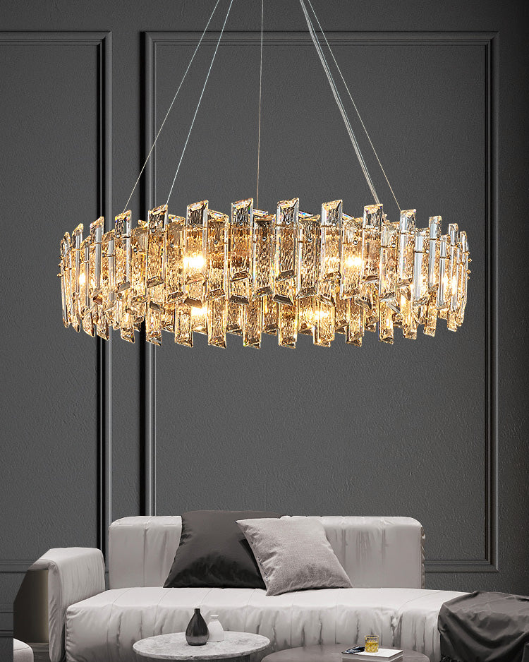 WOMO Gold Kristall Lustre Rond – WM2397