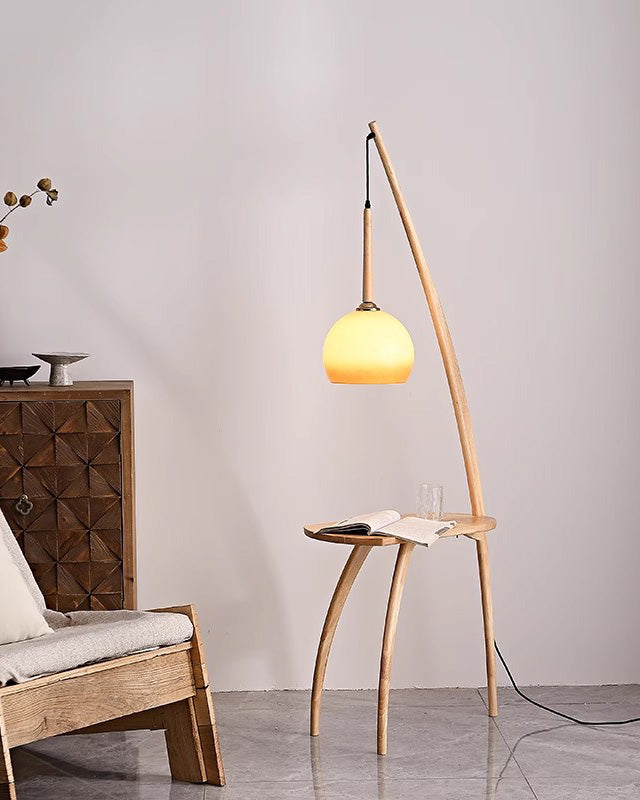 WOMO Wooden Pendant Light with Table WM7130