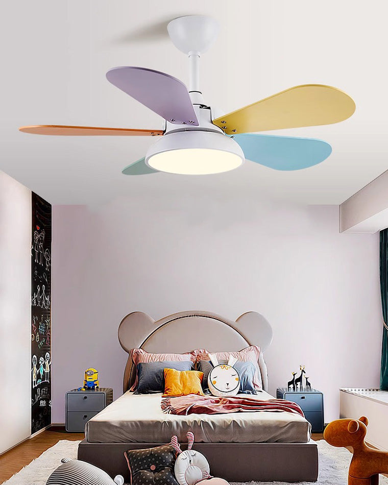 WOMO Kleine Deckenventilatorlampe WM5098