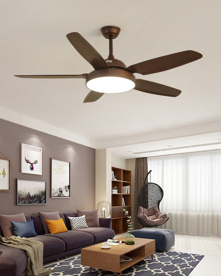 WOMO 5-Blatt-Deckenventilator mit Lampe - WM5101