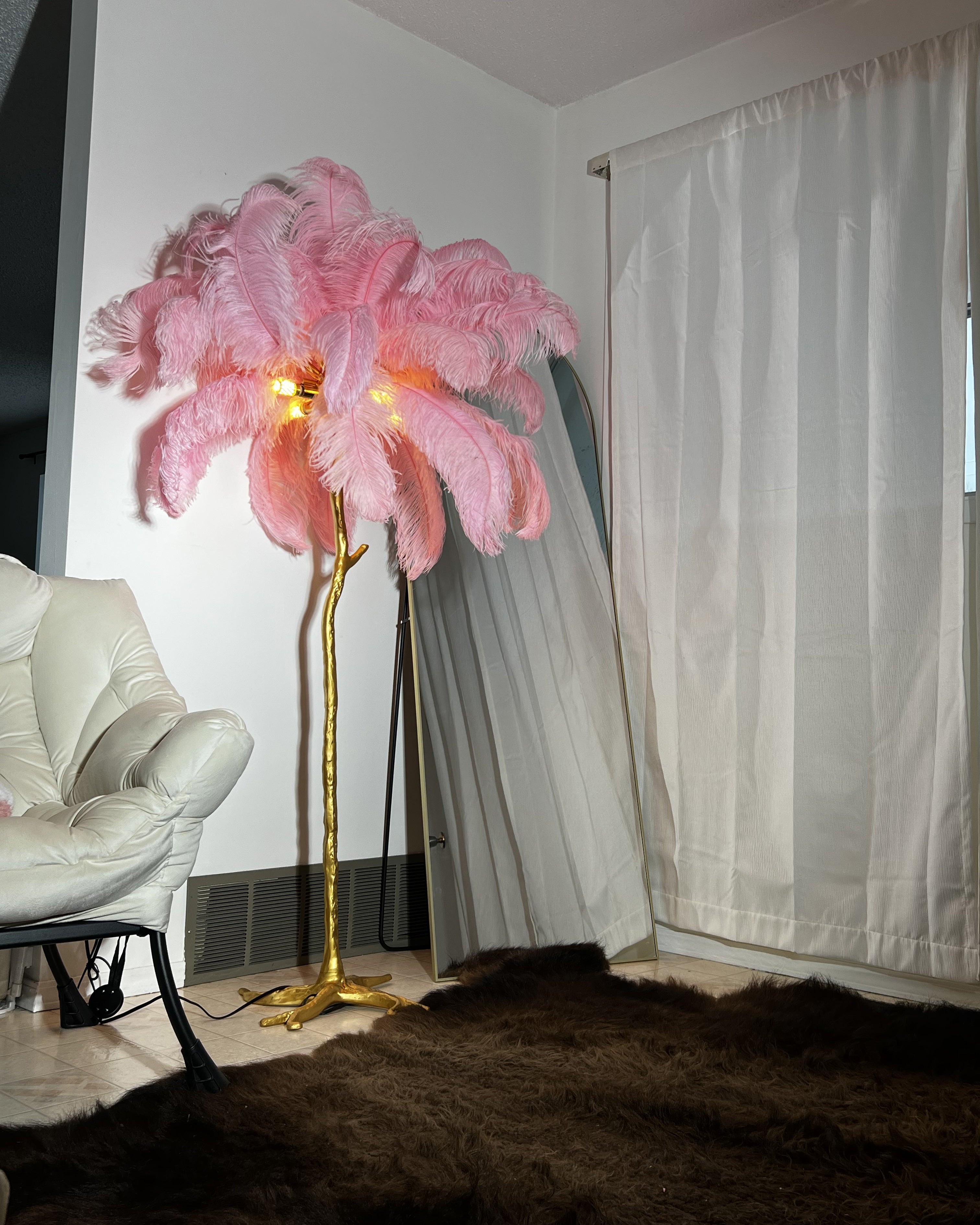 WOMO Fan Palm Floor Lamp -WM7000