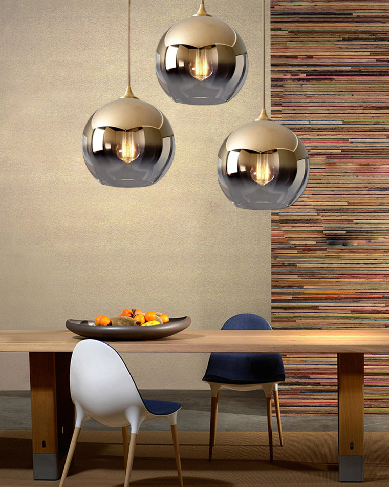 Suspension WOMO avec boule en verre coloré WM2500