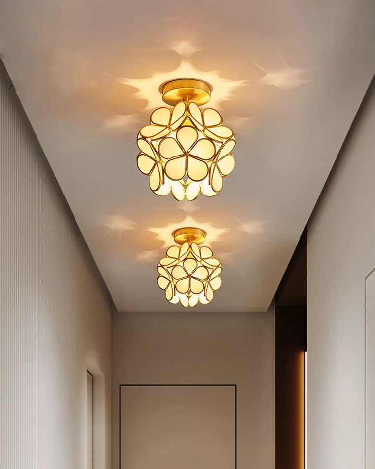 WOMO Tiffany Ceiling Lamp Floral-WM1128
