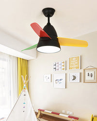 WOMO 3-Blatt-Deckenventilator mit konischer Form und Lampe - WM5099
