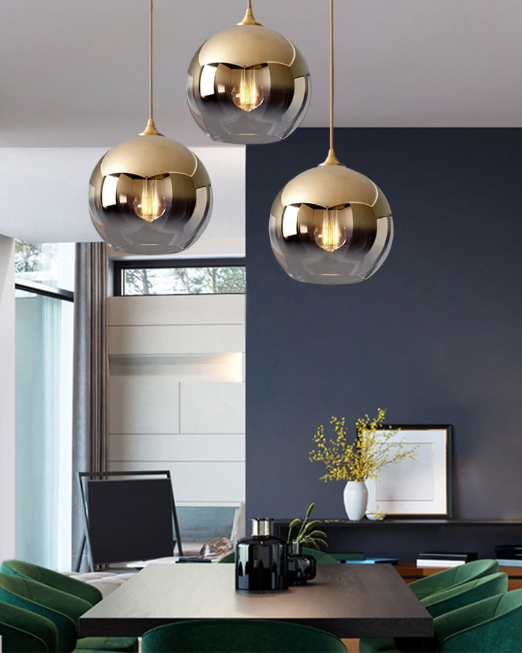 Suspension WOMO avec boule en verre coloré WM2500
