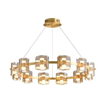 WOMO Modern Candle Round Chandelier-WM2218