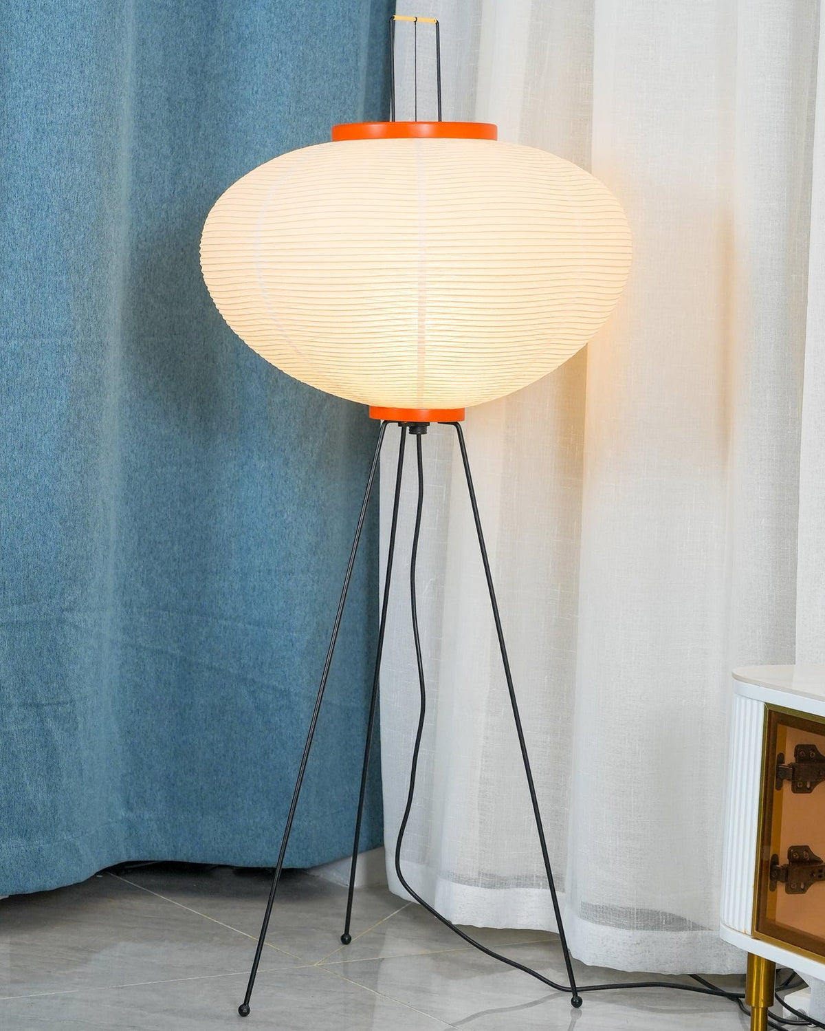 WOMO Lanterne trépied tissu lampadaire-WM7090