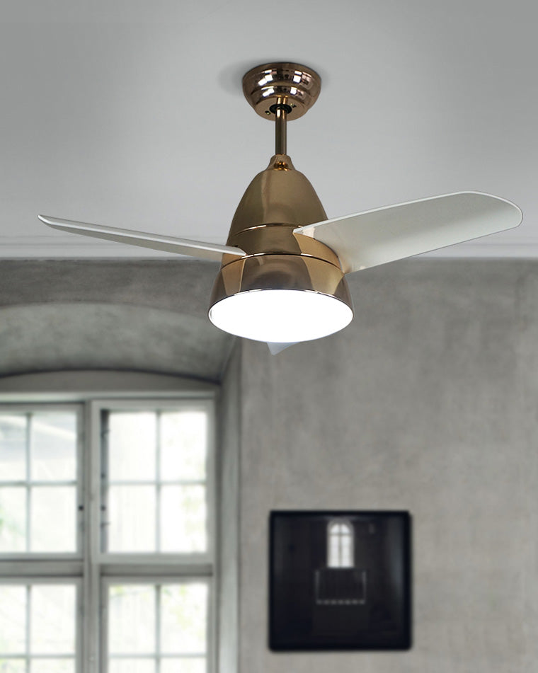 WOMO 3-Blatt-Deckenventilator mit konischer Form und Lampe - WM5099