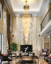 Lustre cascade en cristal WOMO-WM2387