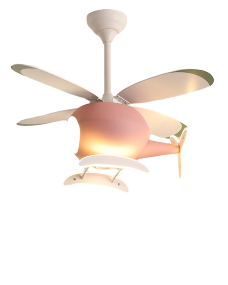 WOMO Flugzeug Kinder Deckenventilator Lampe-WM5007