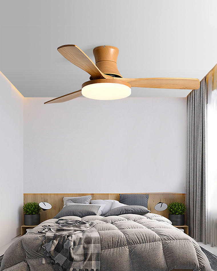 WOMO 5-Blatt-Deckenventilatorlampe, modern-WM5126