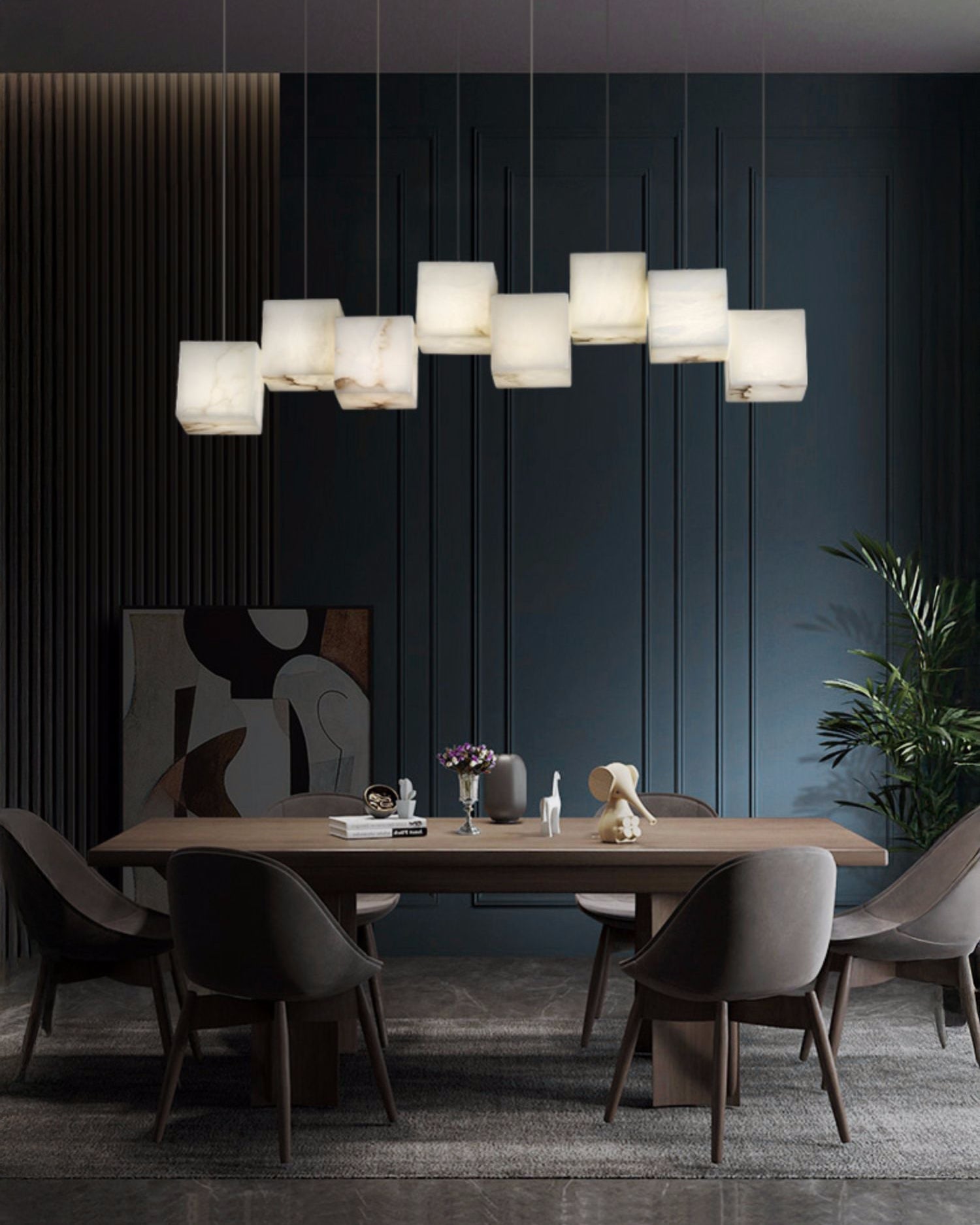 WOMO Cubic Suspension Décalée Albâtre-WM2852