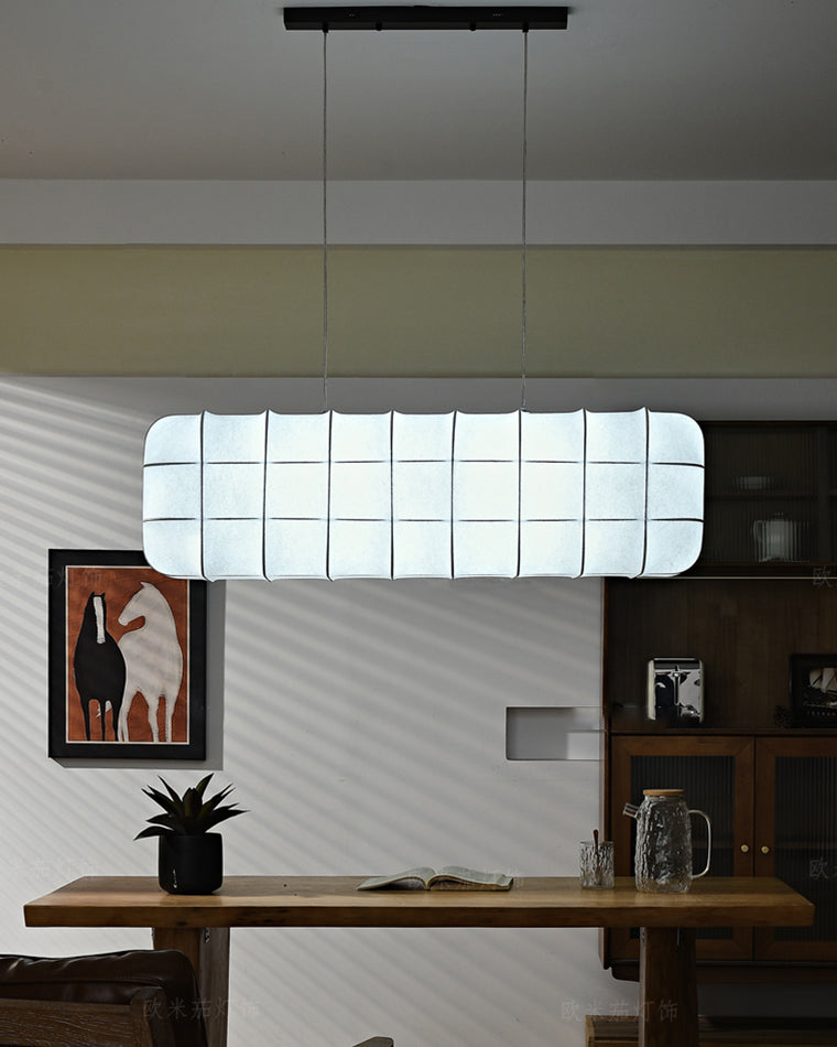 WOMO Lustre en tissu rectangulaire - WM2957