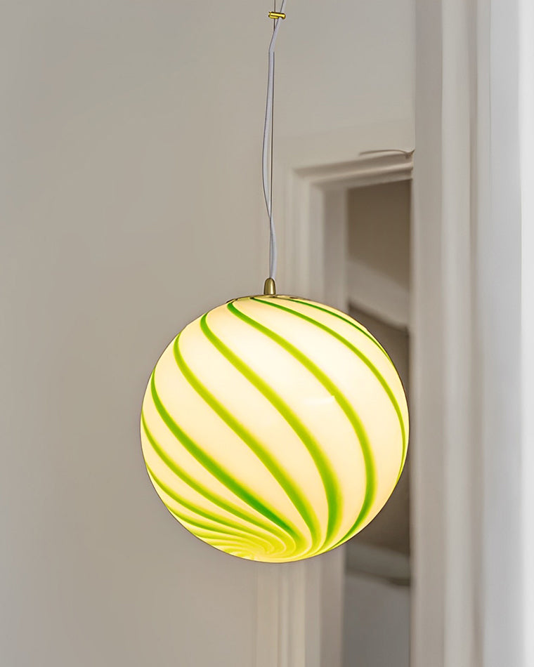 WOMO Swirl – Suspension à globe en verre – WM2613