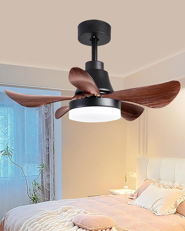 WOMO Kleine Modern Farmhouse Deckenventilator Lampe-WM5044