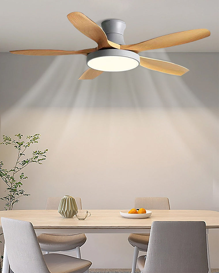 WOMO Scandi Große Deckenventilatorlampe zur bündigen Montage-WM5130