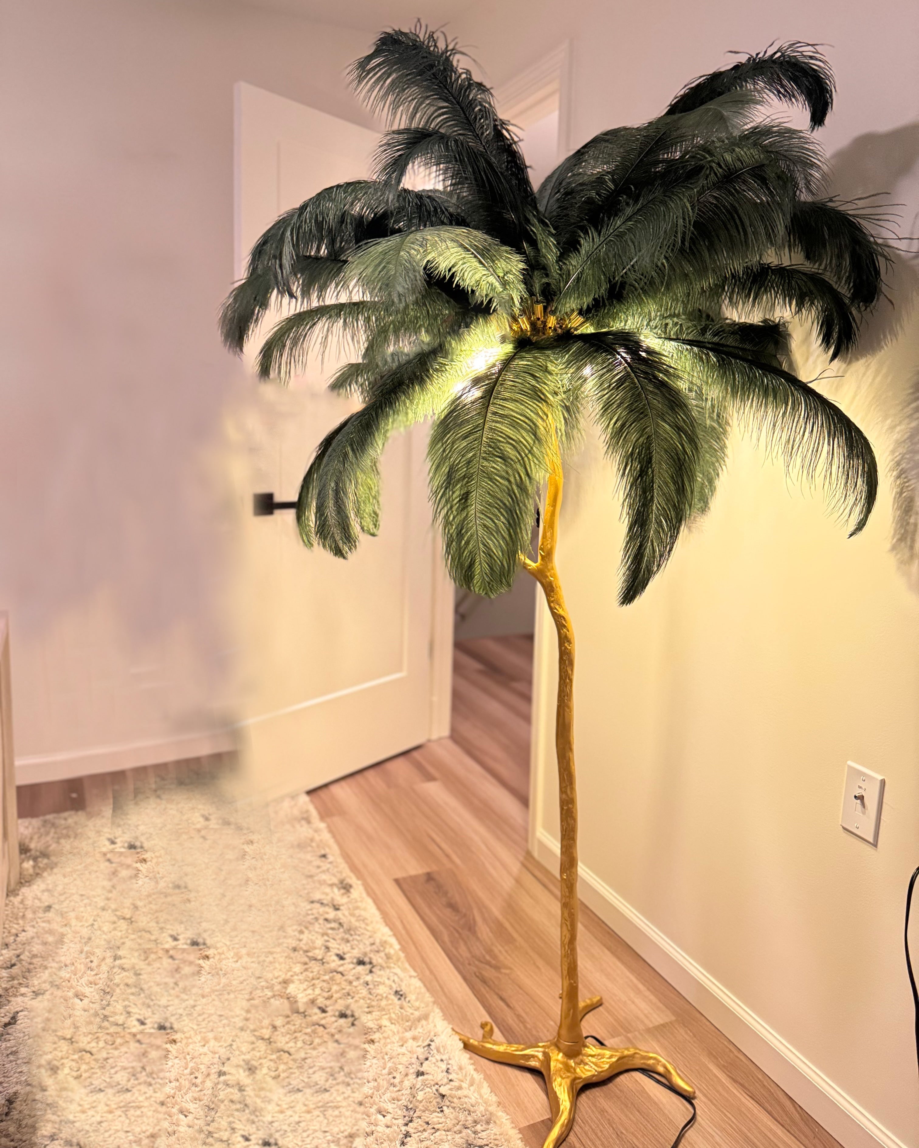 WOMO Fan Palm Floor Lamp -WM7000