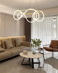 WOMO LED Round Chandelier Round Minimalist-WM2059b