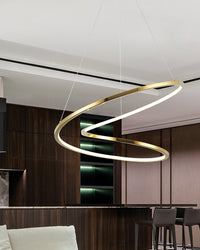 WOMO Swirl LED Chandelier - WM2461