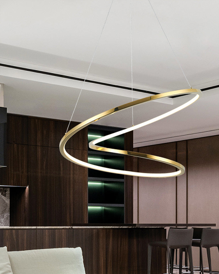 WOMO Swirl LED-Kronleuchter - WM2461