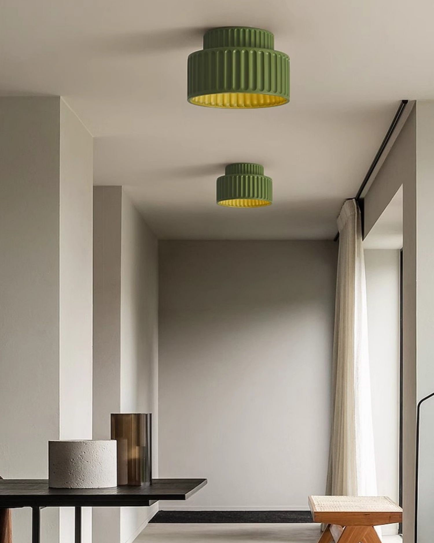 WOMO Japandi Drum Ceiling Light - WM1148