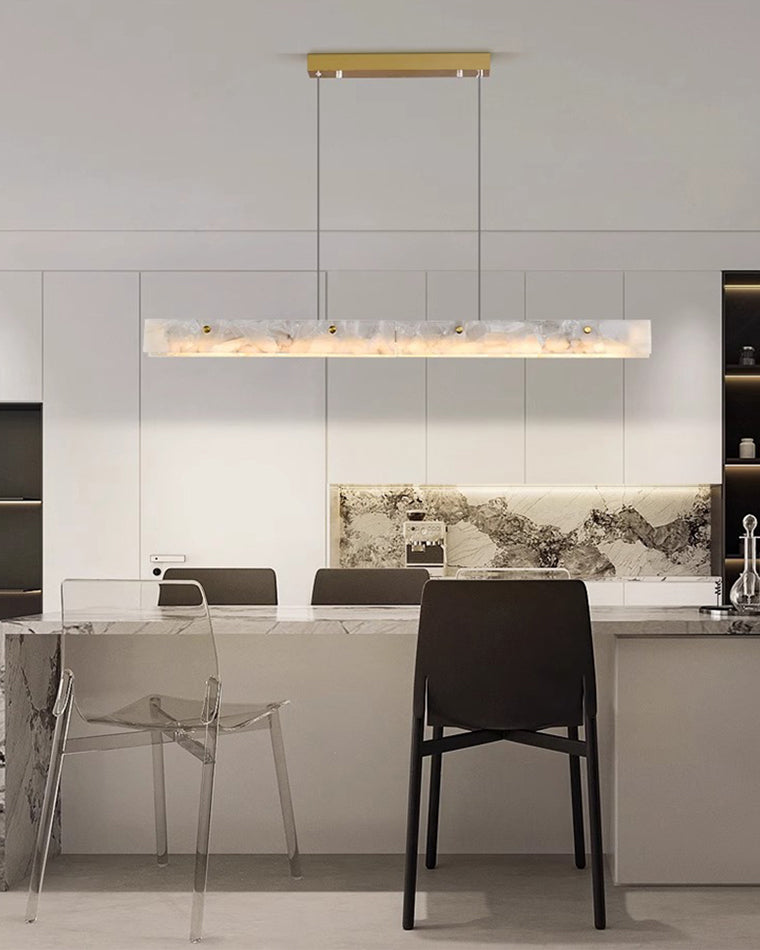 WOMO Linear Alabaster Chandelier-WM2833