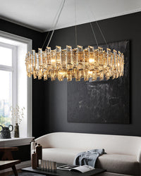 WOMO Gold Kristall Lustre Rond – WM2397