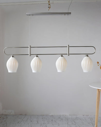 WOMO Ceramic Bud Linear Chandelier-WM2121b