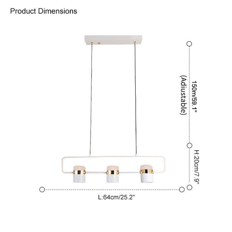 WOMO Linear Spotlight Küchenpendelleuchte-WM2019
