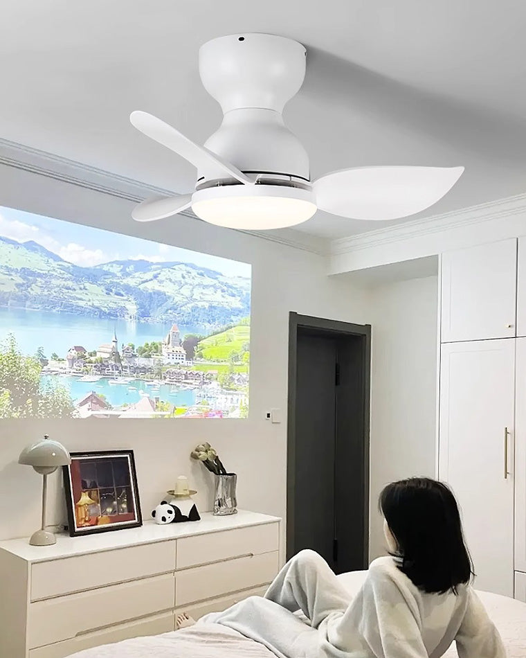 WOMO Kleine Deckenventilatorlampe WM5098