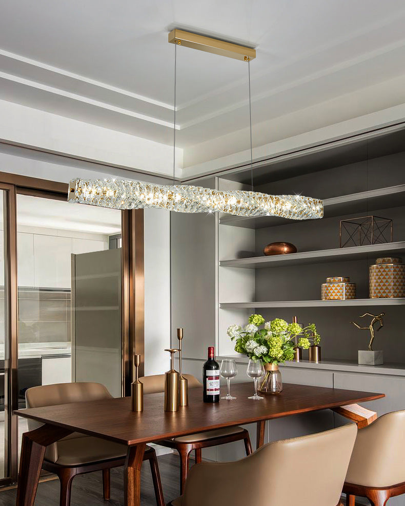 WOMO Linear Crystal Chandelier-WM2193